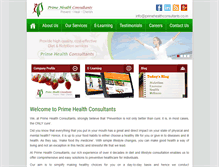 Tablet Screenshot of primehealthconsultants.co.in